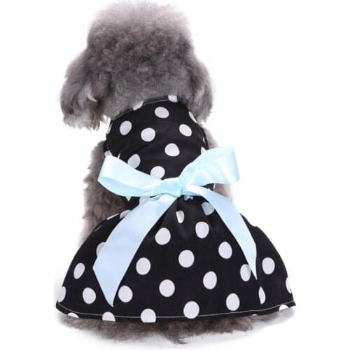 2020 New Puppy Dot Clothes Small Pet Dog Clothes for Girls Summer Sleeveless Skirt Dress Dog Clothes For Dogs