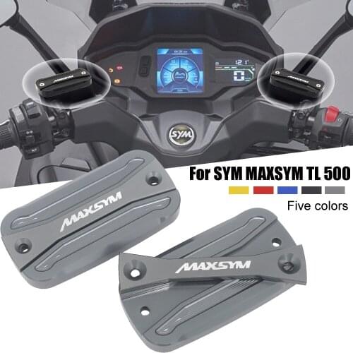 Front Brake Clutch Fluid Reservoir Cap Tank Cover Motorcycle Accessories 2020 For SYM MAXSYM TL 500 Maxsym TL500
