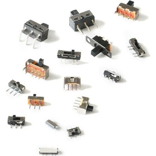 Toggle switch, in-line horizontal patch, small miniature toy, power switch, sliding position, multiple specifications optional
