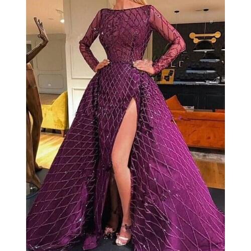 On sale embroidery mesh material SYJ-111664 with glued glitter for evening dress