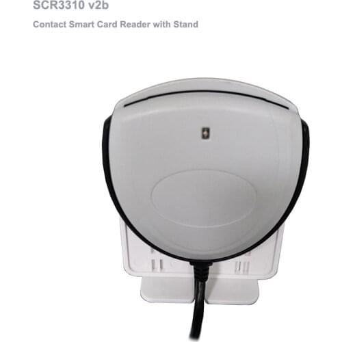 SCR3310v2b is SCR3310 v2.0 with Stand for Bank Card IC/ID card emv 7816 fast ID card reader