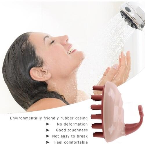 2 Colors Silicone Scalp Shampoo Massage Slimming Brush Portable Hair Washing Comb Shower Head Hair Mini Head Meridian Massage