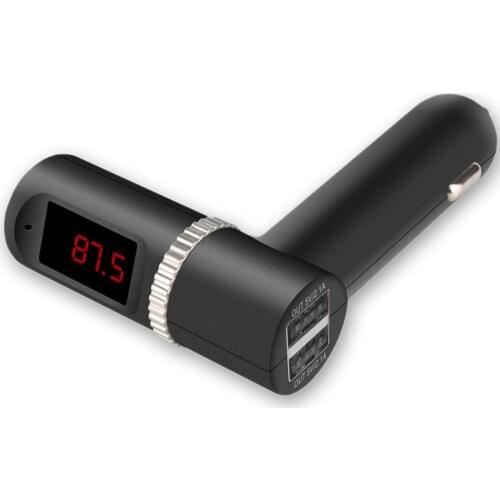 Universal Car Bluetooth FM Transmitter Bluetooth Hands-free And Stereo Music Play With Automatic Power-off Memory Function