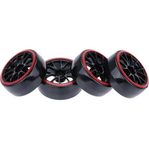 High quality 4Pcs/Set 1/10 Drift Car Tires Hard Tyre for Traxxas HSP Tamiya HPI Kyosho On-Road Drifting RC Car Parts Accessories