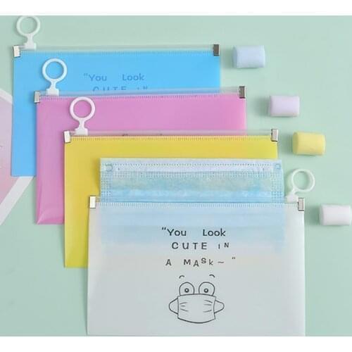 1pc Face Mask storage Case Waterproof Portable Face Masks Organizer Foldable Cleaning Bags Protection Mask storage Box Case