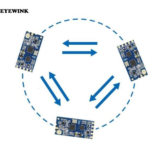 10pcs 433Mhz HC-12 SI4463 Wireless Serial Port Module 1000m Replace Bluetooth NEW
