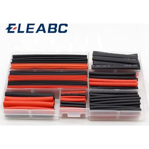 150Pcs 2:1 Polyolefin Heat Shrink Tubing Tube Sleeving Wrap Wire Kit Cable S08 Drop ship