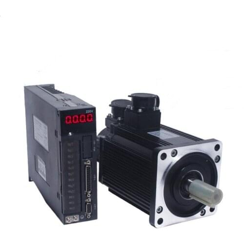 220V 2KW 2000W 2500RPM 7.7N.M. 130ST-M07725 Single-Phase AC Servo Motor Matched Driver AASD-30A