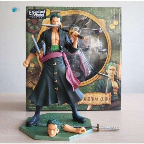 Anime One Piece Luffy Roronoa Zoro Action Figure Cartoon Figurine PVC Figura Collectible Model Brinquedos Toys Gift for kid 23cm