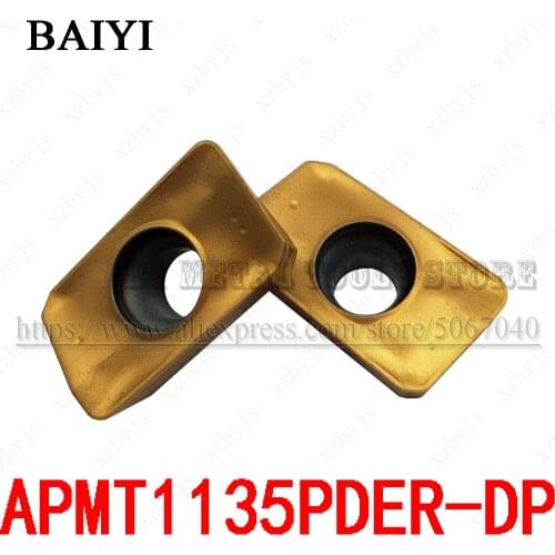 APMT1135PDER-DP OP1325 APMT 1135 PDER DP Carbide Milling Inserts turning Tools CNC Metal Lathe Round Milling Cutter for BAP300R