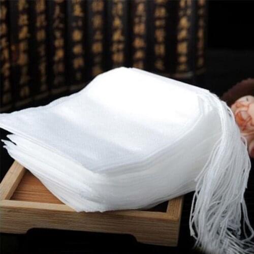 Fast shipping Fashion Hot Empty Teabags Tea Bags String Heal Seal Filter Paper Teabag 5.5 x 7CM for Herb Loose Tea