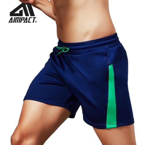 Aimpact Running Shorts Men Gym Fitness Training GITF Quick Dry Beach Short Pants Male Summer Sports Workout Fitness Bottoms