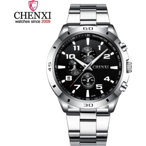 CHENXI Brand Top Original Men Watches Fashion Casual Business Male Wristwatch Stainless Steel Quartz Man Watch Relogio Masculino