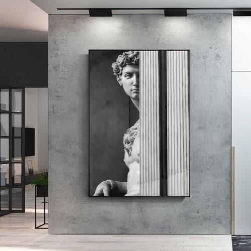 David Sculpture Modern Nordic Canvas Paintings Posters and Prints Wall Art Picture for Living Room Home Decoration