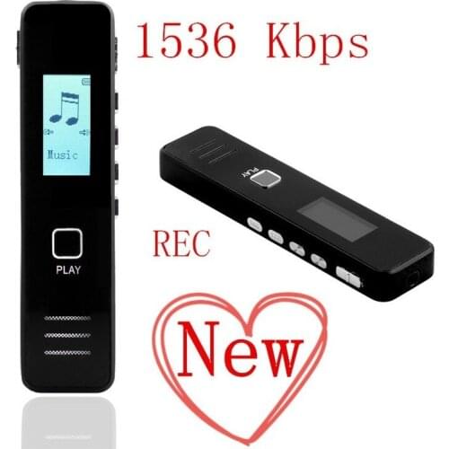 SK302 512KBPS Digital Voice Recorder Recording Activated Dictaphone Audio Sound Digital Professional USB PCM MP3 Music Player