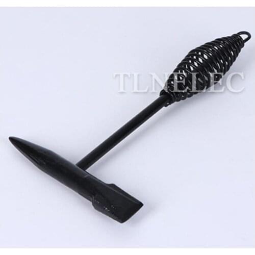 Industrial Spring Handle Electric Welding Hammer Electrician Shockproof Derusting Hammer Electric Welder Chipping Hammer