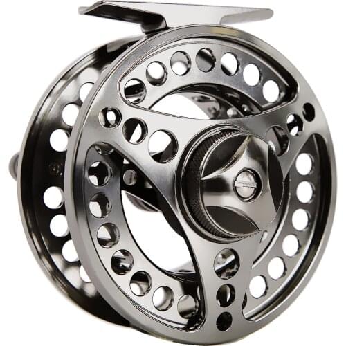 Fly Fishing Reel EX-ALC 3/4 5/6 7/8 9/10WT Fly Fishing reel CNC Machined Fly Reel Large Arbor Design Light Weight Fishing Reels