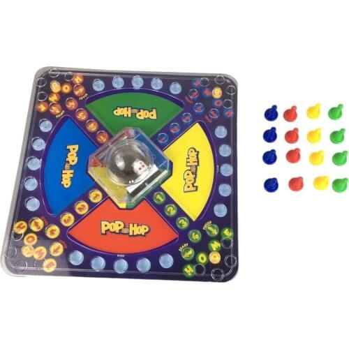 Classic Trouble Board Game Popping Movers Pop and Race grab & go storing Family Party Game 2-4 players Educational Toys for kids