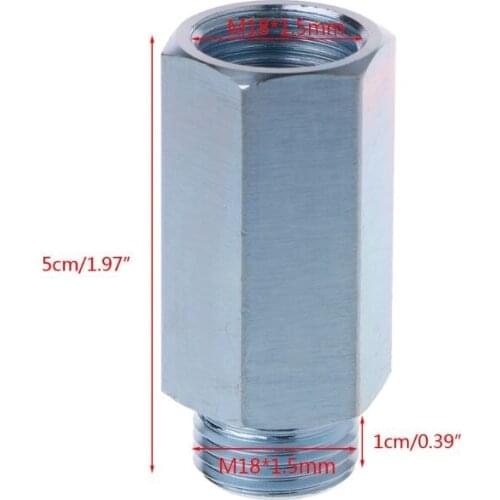 M18x1.5 Lambda Oxygen Sensor Bung Adapter Extender Spacer Joints Converter