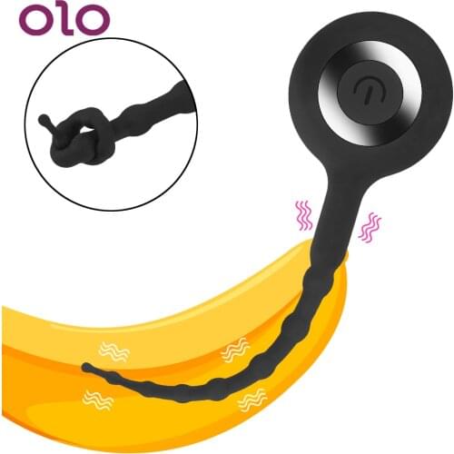 OLO Adult Product Male Masturbator Urethra Dilators Prostate Massager Penis Urethral Plug Vibrator Sex Toys For Men Butt Plug