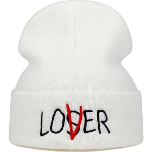 2019 new fashion LOSER embroidered wool hat fashion outdoor windproof warm hats hip-hop knitted hat couple wild caps