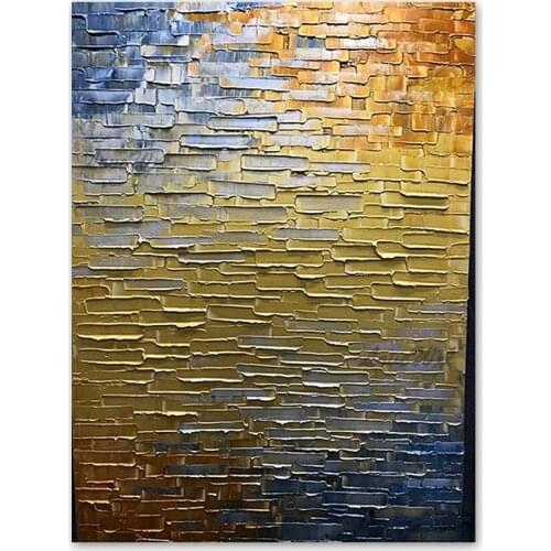 New Arrival Abstract Heavily Textured Thick Acrylic Oil Painting Canvas Wall Art No Frame Wall Decorative Artwork Hot Selling