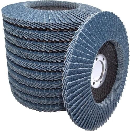 20 Pieces Flap Discs, Grinding Discs, Abrasive Mop Discs, 125 Mm Grain 40 Grinding Discs