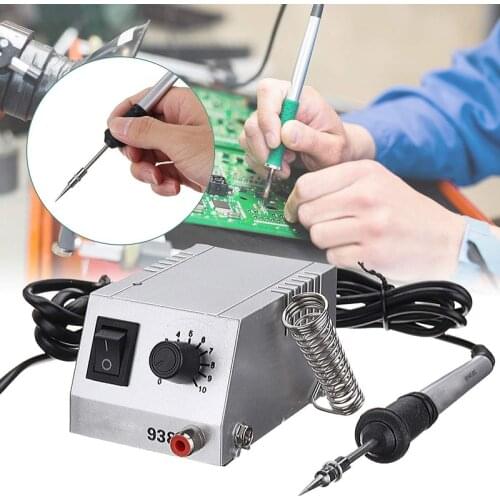 Mini Electric Soldering Station SMD SMT DIP Fast Heating Soldering Iron Equipment Welding Machine For Repair Phone BK 938
