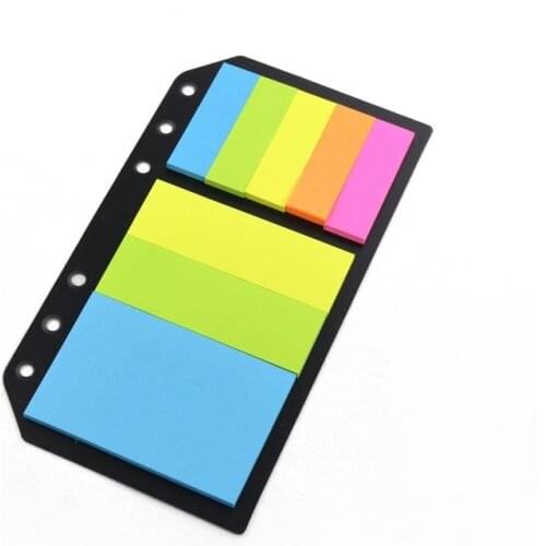 6-Hole Convenience Sticker Notebook Notes Stickers N times Posted Instructions Label Stickers A5 A6