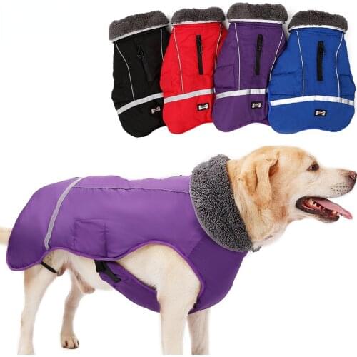 Winter French Bulldog Dog Clothes Warm Pet Dog Jacket Puppy Clothes Dog Vest Big Dog Clothing Dog Clothes for Small Large Dogs