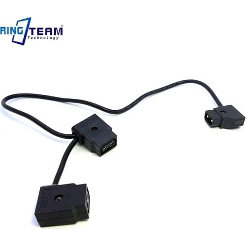 10x Power Spliter Cable Cord P D-Tap Male Connector To 2x P D Tap Female Tip For Anton Bauer Broadcast Film & Video Fittings