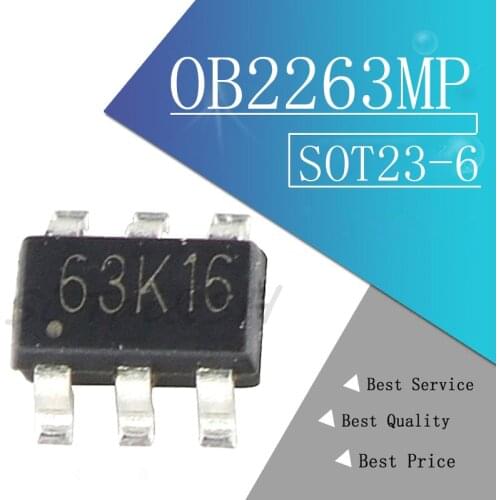 20pcs OB2263MP SOT23-6 OB2263 SOT OB2263AMP SMD new and original