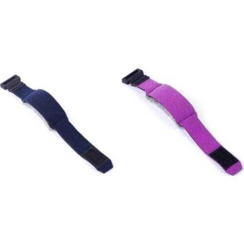 2x Guitar Fret Strings Mute Dampeners Muter Wraps Acoustic Classic Guitars Bass Navy Blue & Purple