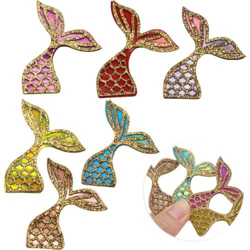 David accessories FishTail Non-woven Patch Hair Accessories Headdress Headband Decoration DIY Hair Bow,10Yc12960