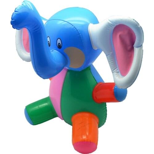 Large Elephant Inflatable Toys For Children Plastic Inflatable Animals Color Random Delivery 2021