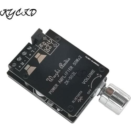 DC5-24V ZK-1002 1002L 502C 502L HIFI Wireless Bluetooth 5.0 Digital Power Audio AMP Board TI TPA3116 100WX2 Stereo Home Theater