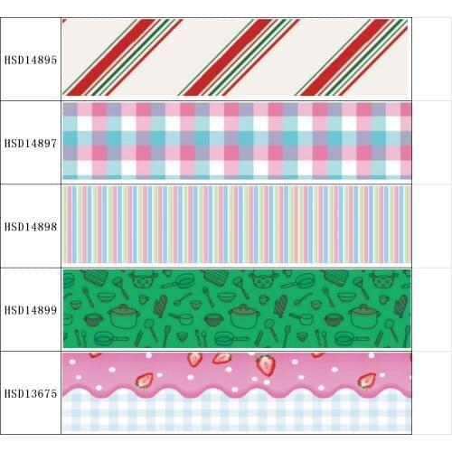 HSDRibbon free shipping 3" 75mm heat transfer printed hsd-design series Grosgrain Ribbon 50Yards/Roll