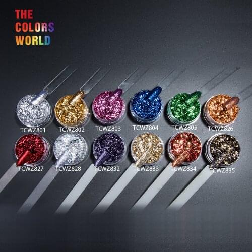 TCT-039 Colorful Flakes Metallic luster Magic Mirror Effect Nail Sequins Manicure uñas DIY Nail Art Decorations Body Decoration
