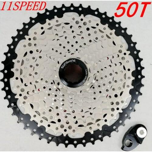 MTB 11 Speed Cassette 11s 11-50T L Mountain Bike Freewheel Wide Ratio for parts m7000 m8000 m9000 SUNRACE Bicycle FreewheelParts