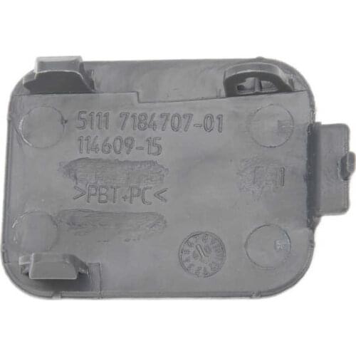 Front Bumper Tow Hook Cap 51117184708 Auto Tow Eye Cover Stable Performance for Automobiles Replacement for 5 Series E61