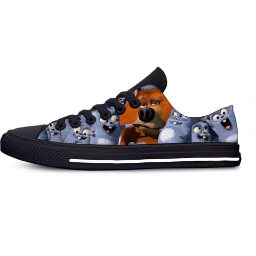 2019 Hot Cool Fashion Shoes Lightweight Sneakers Breathable Classic Canvas Shoes High Quality Woman Man Grizzy and the Lemmings