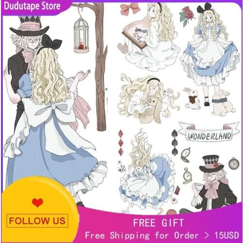 Lovely Characters Book Washi Tape Stickers Journals Sleepwalking