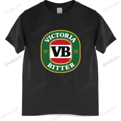Cotton tshirt men summer tees victoria bitter beer T shirt vb australia alcohol aussie men cotton tshirt Funny Mens Tshirt