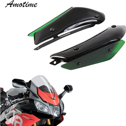 For APRILIA RSV4 RF RR Motorcycle Fairing Parts Aerodynamic Wing Kit Fixed Winglet Fairing Wing
