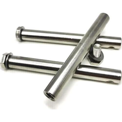 Guardrail Support Rod Small C Connecting Rod Stainless Steel Round Rod Bolt Big C Guardrail Conveyor Mechanical Bracket