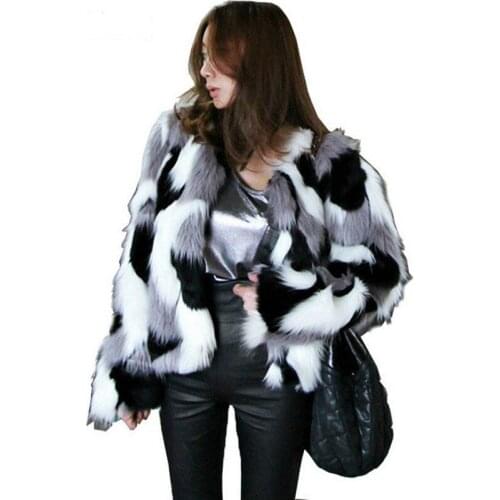 New Autumn and Winter Imitation Fur Coat Womens Jacket Korean Imitation Fox Fur Jacket Fashiont Coat Women Coat Tide Large Size