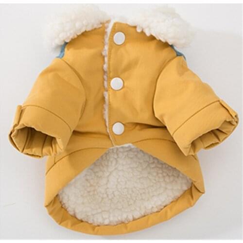Dog Coat Jacket Winter Dog Clothes Thicken Warm Pet Outfit Pomeranian Bichon Poodle Schnauzer Welsh Corgi Clothing ropa perro