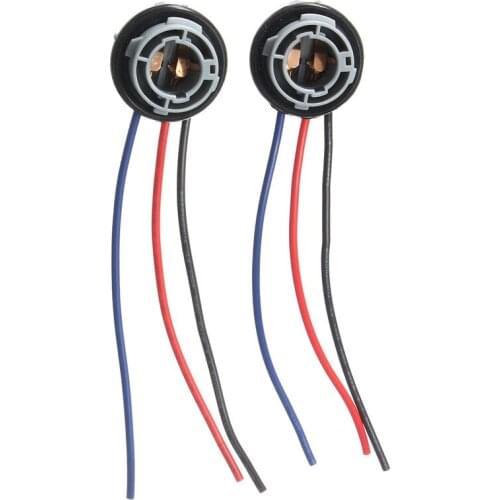 Plastic 2pcs/lot 1157 Bulb Socket BAY15D Lamp Holder P21/5W Adapter Base Connector For Brake Light Car Accessories