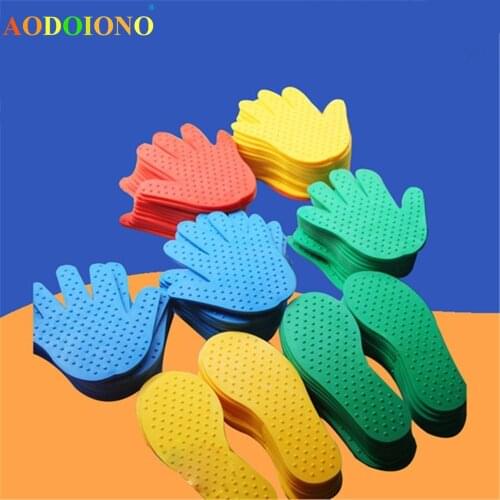 Feel The Sensory Integration Training Combination of Childrens Sense of Touch Tactile Massage Footprints Baby Hand Foot Prints