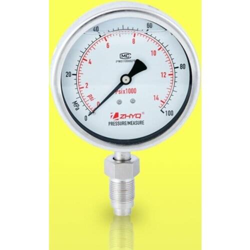[Factory Direct Sales] Diaphragm pressure gauge for food grade homogenizer 70-100-150MPa